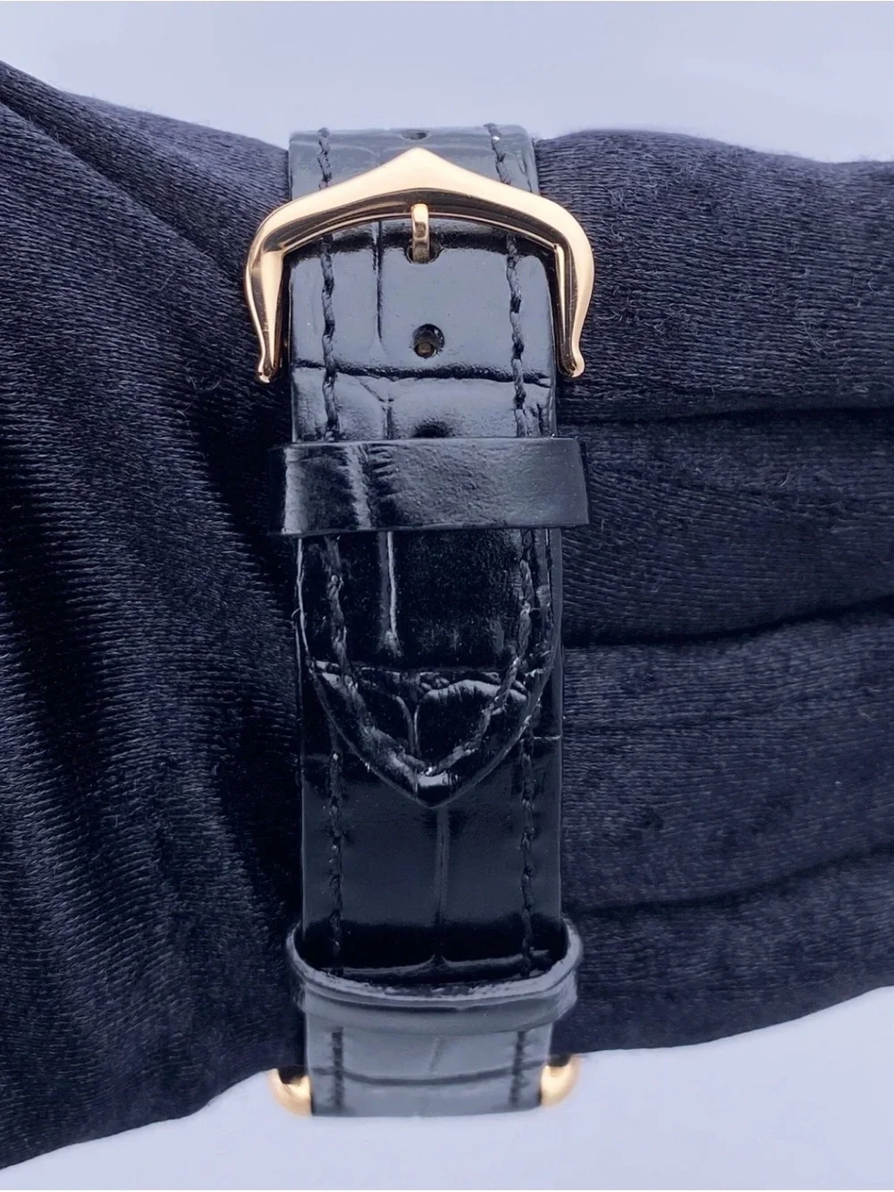 Tank Solo Men's Watch - Black Strap, Gold Case